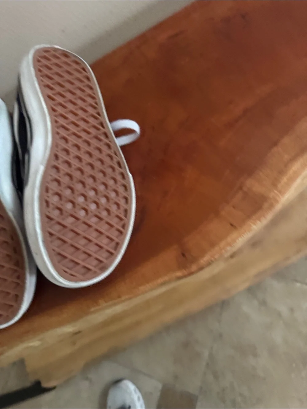 Vans Kids Black and White Classic Low Top Sneakers